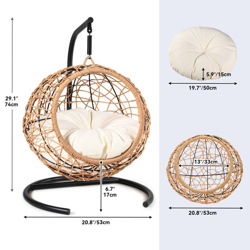 Moasis Rattan Egg Cat Bed