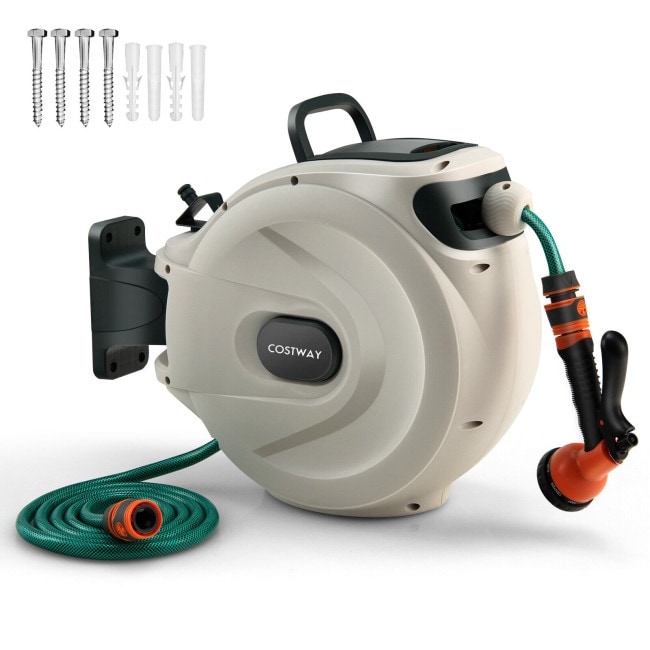 https://ak1.ostkcdn.com/images/products/is/images/direct/71972cab4c369decdf2392d5703c05c5ee676f52/Retractable-Hose-Reel-Wall-Mounted-1-2-Inch-98-Feet-Any-Length-Lock-with-Hose-Nozzle.jpg