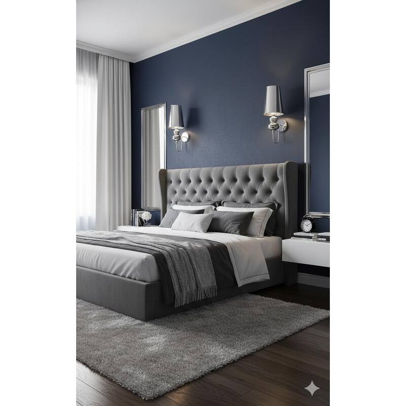 Transitional 1-Light Polished Chrome Steel Wall Sconce