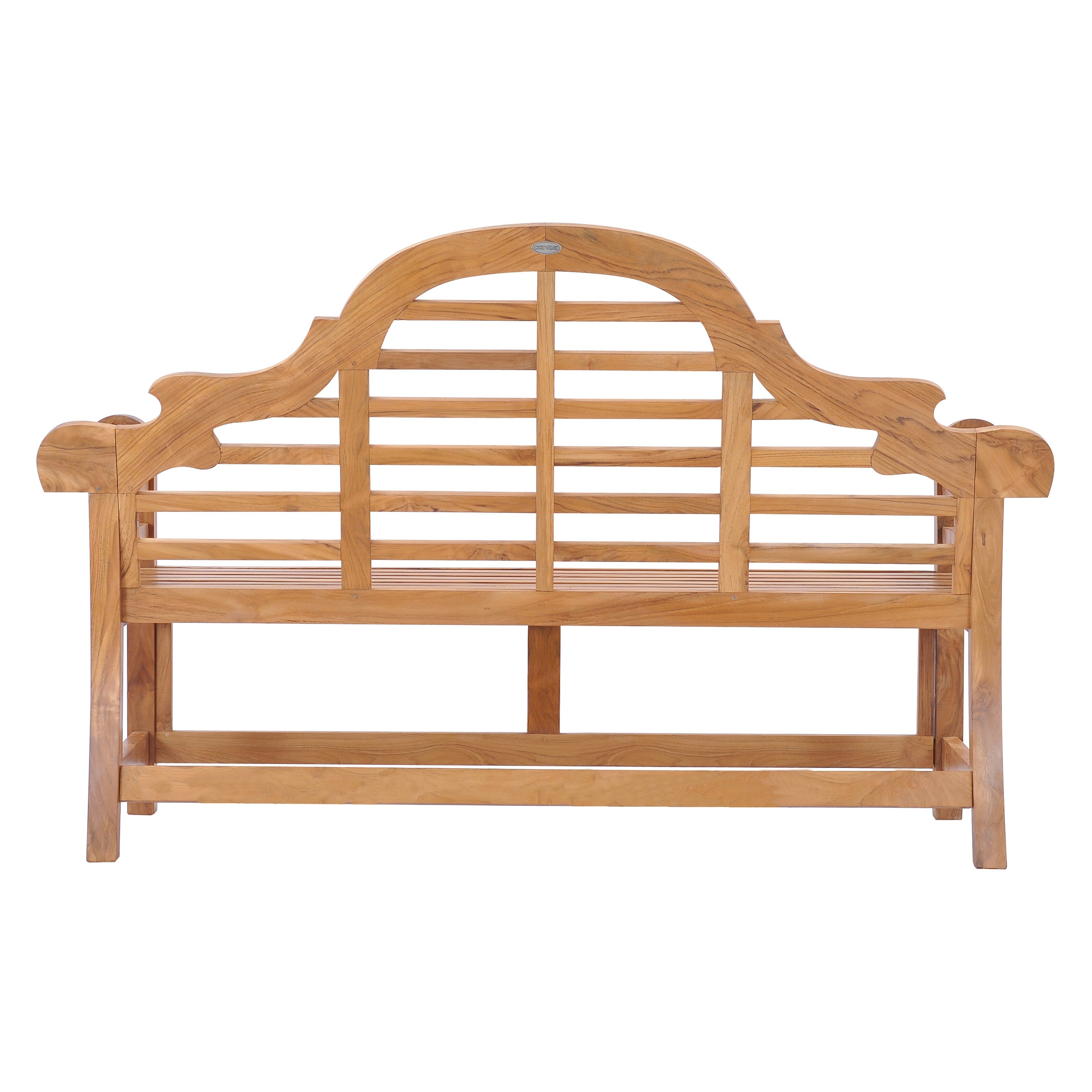Lutyens teak sales garden bench