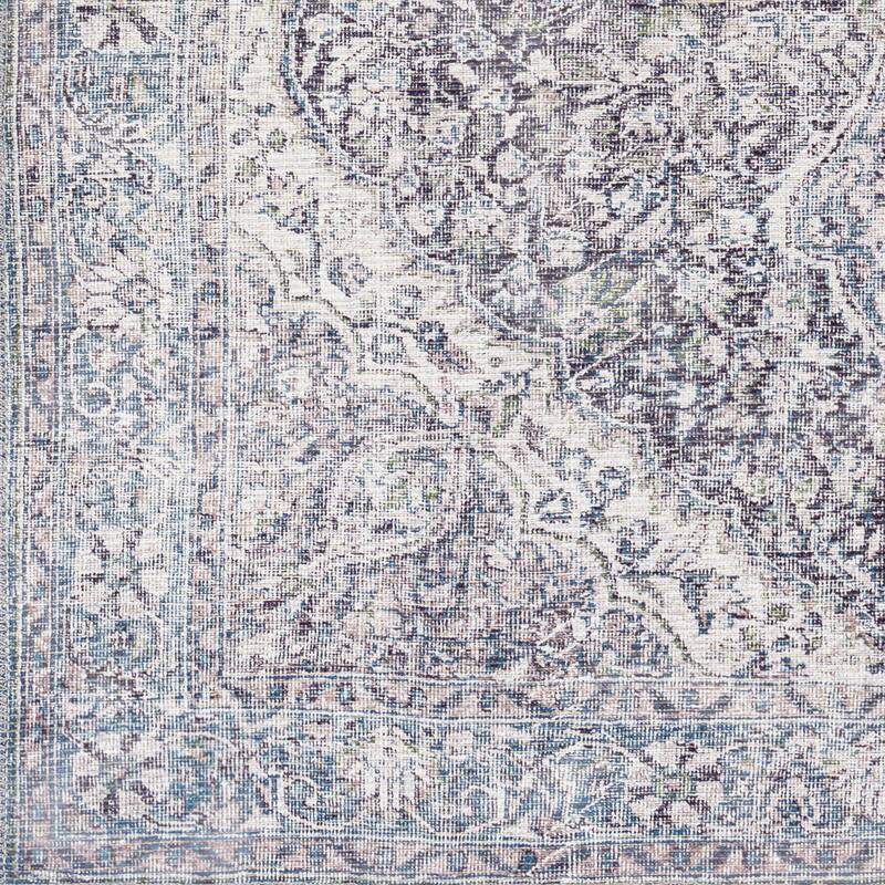 Livabliss Duquette Persian Medallion Printed Machine Washable Area Rug