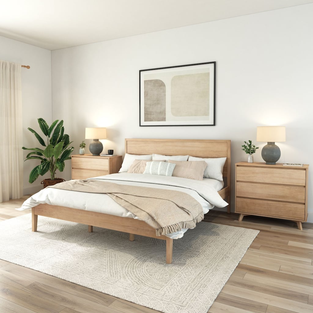 Plank and Beam King Size Bed