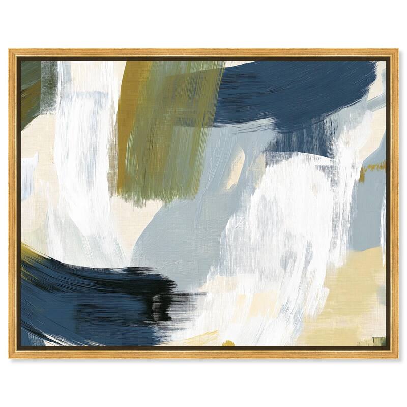 Moss Layers II Canvas by Art Remedy - Gold - 24" x 20"