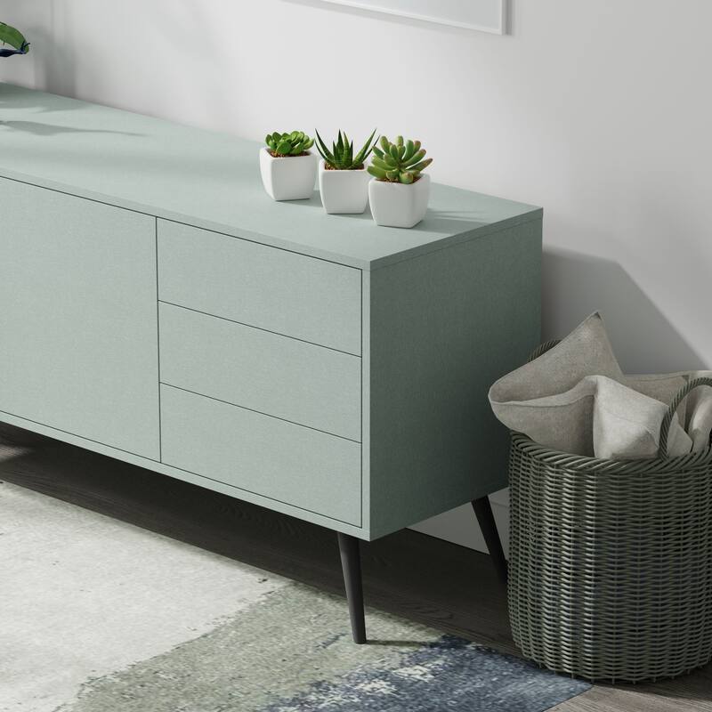Glenwillow Home Atlas 59" Mid-Century Modern TV Stand Console