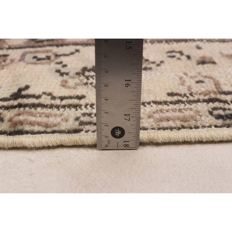 ECARPETGALLERY Hand-knotted Antalya Vintage Grey Wool Rug - 5'7 x 9'9