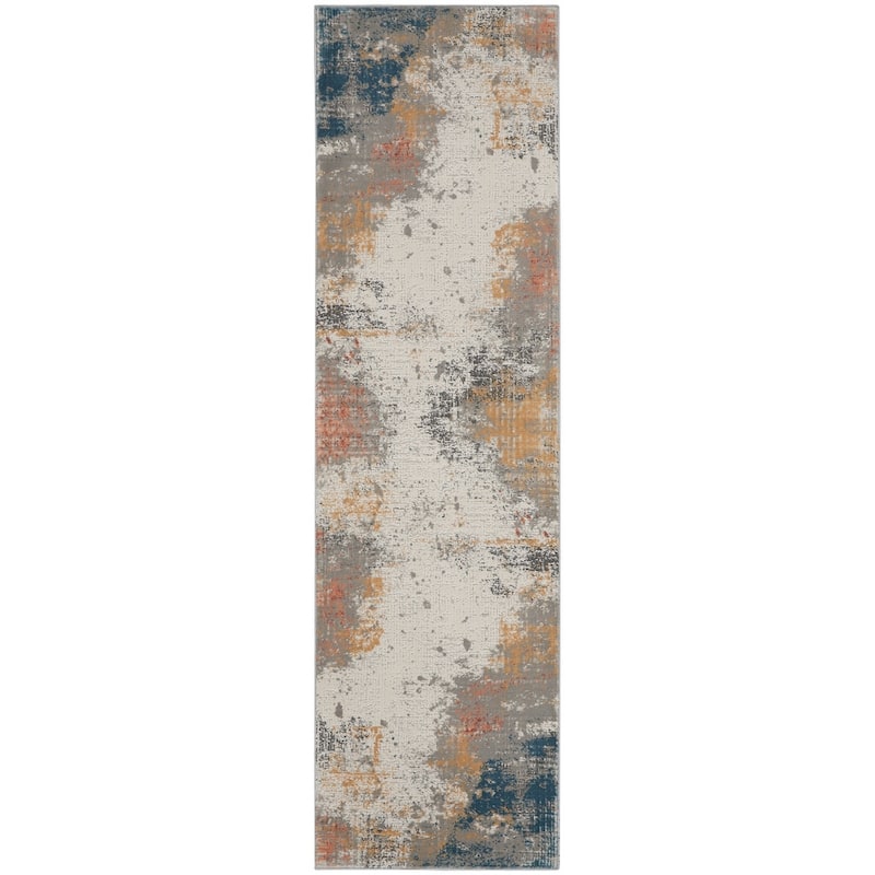 Nourison Rustic Textures Transitional Abstract Area Rug