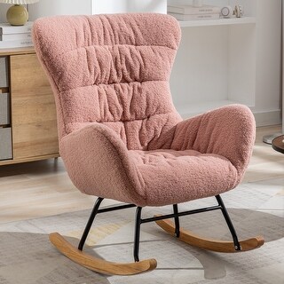 Teddy Fabric Rocking Chair - Bed Bath & Beyond - 39376620