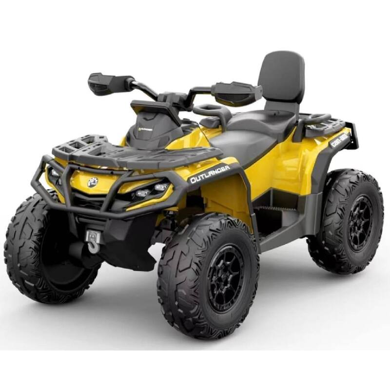 24V Electric Toy Ride On Car for Kids Best Gift, Blue - Yellow