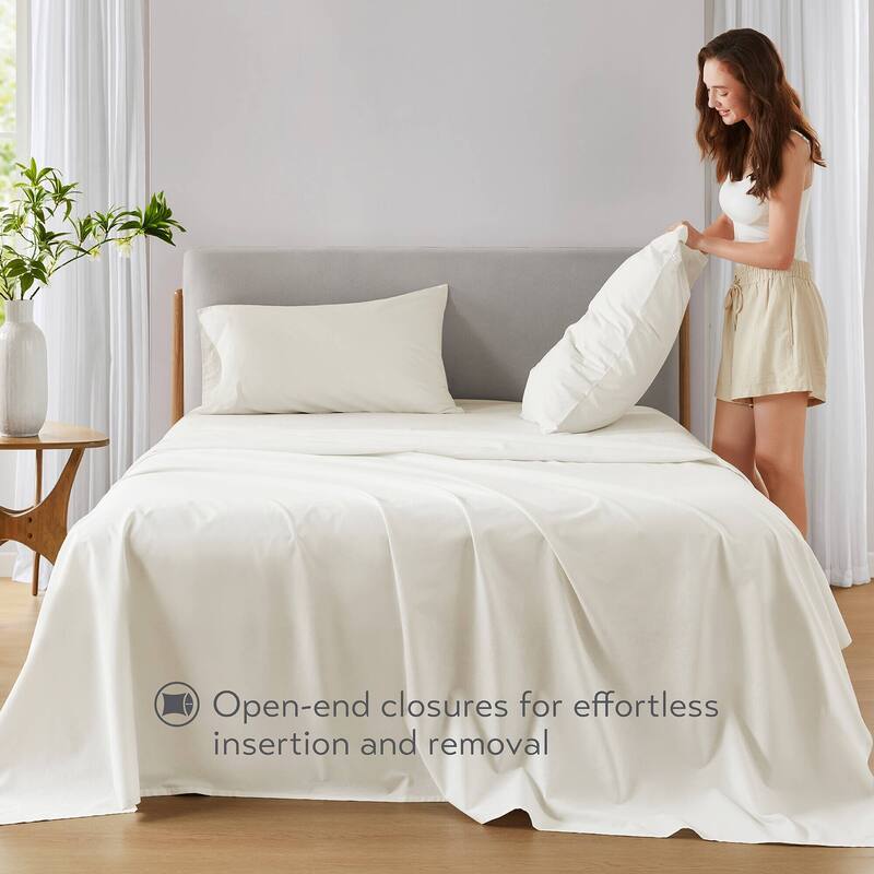 Chelsea Square Cotton 144TC 100% Cotton Solid Sheet Set