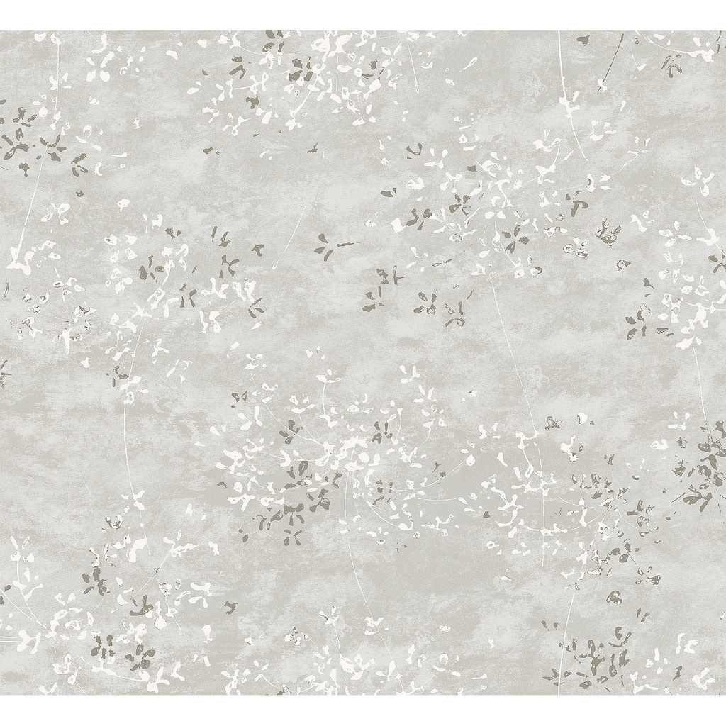 A-Street Prints Arian Silver Inkburst Wallpaper
