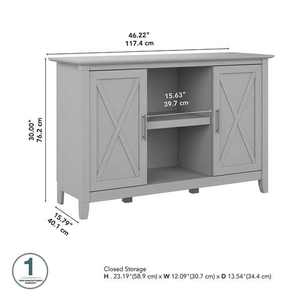 dimension image slide 2 of 3, Key West Accent Cabinet with Doors by Bush Furniture