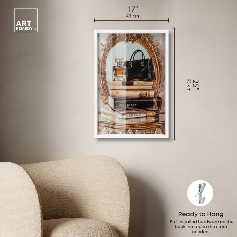 Elegant Glam by the Mirror Shadowbox by Art Remedy