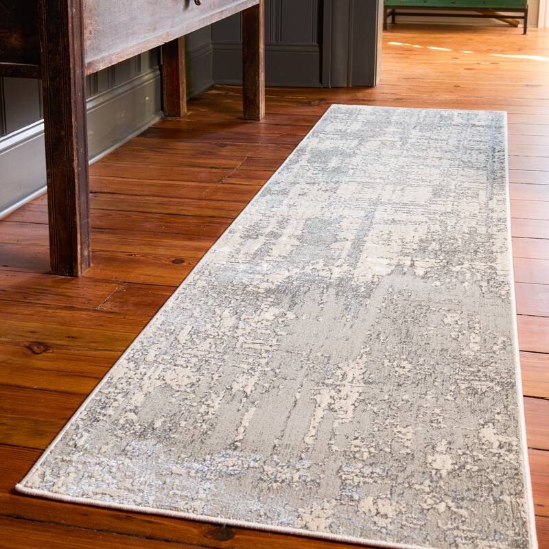 Silver Orchid Lane Abstract Area Rug