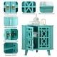 preview thumbnail 17 of 32, Corner Sideboard Cabinet Free-Standing Corner Storage Organizer