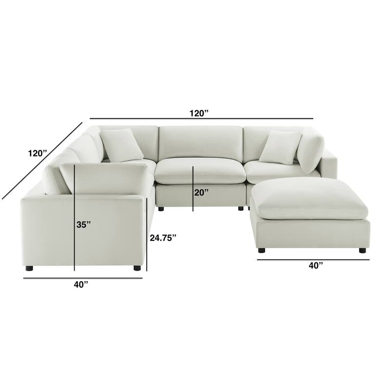 Cambrai Modular 6-Piece Sectional by Greyson Living