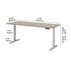 preview thumbnail 101 of 108, Move 60 Series 72W x 30D Height Adjustable Standing Desk