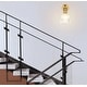 preview thumbnail 1 of 3, 1 Light light bulb gold light fixture glass shade & metal base wall light