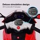 preview thumbnail 6 of 23, Christmas Gift: 12V Ride-On Motorcycle for Kids with Light-Up Wheels, Bluetooth, and Engine Sounds