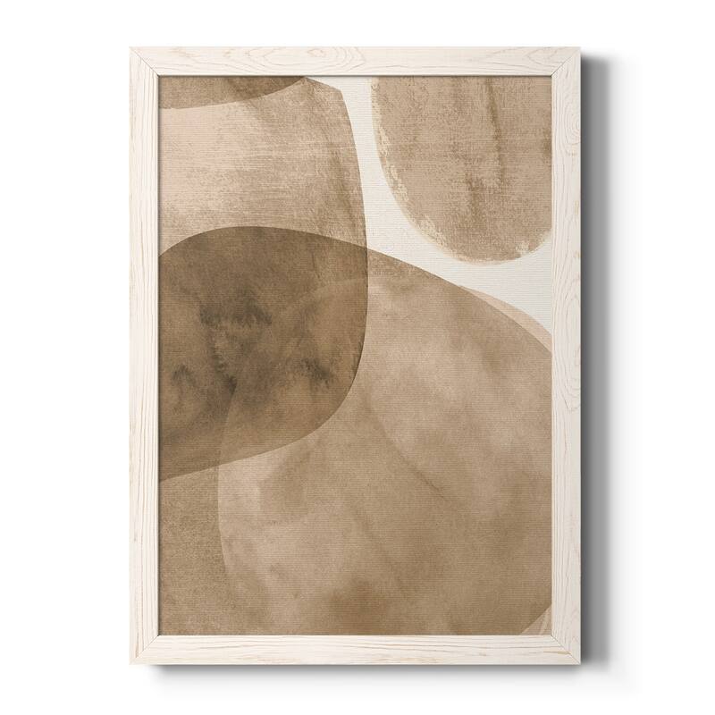 Neutral Object II-Premium Framed Canvas - Ready to Hang - 31.5x43.5 - White