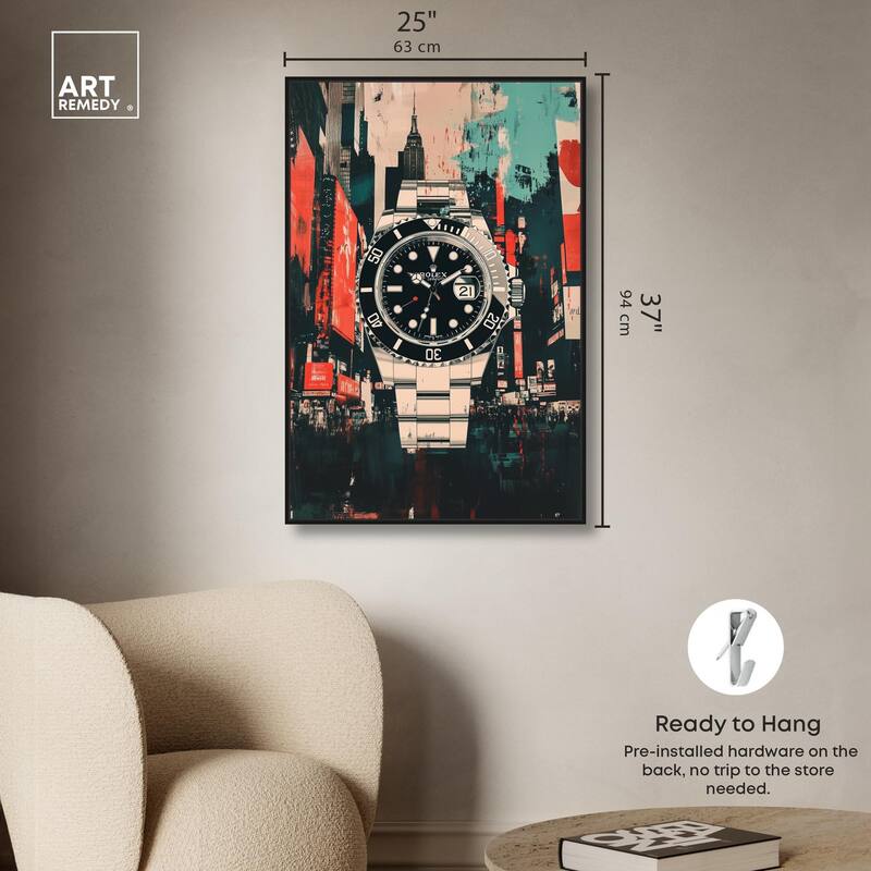 Cityscape Watch Canvas by Art Remedy