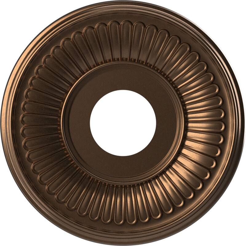 3 1/2" Inside Diameter - Berkshire Thermoformed PVC Ceiling Medallion