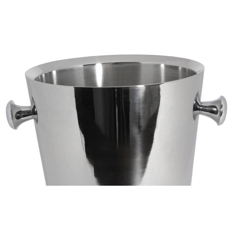 Sol Living Double Walled Stainless Steel Champagne Bucket - 8' x 11'