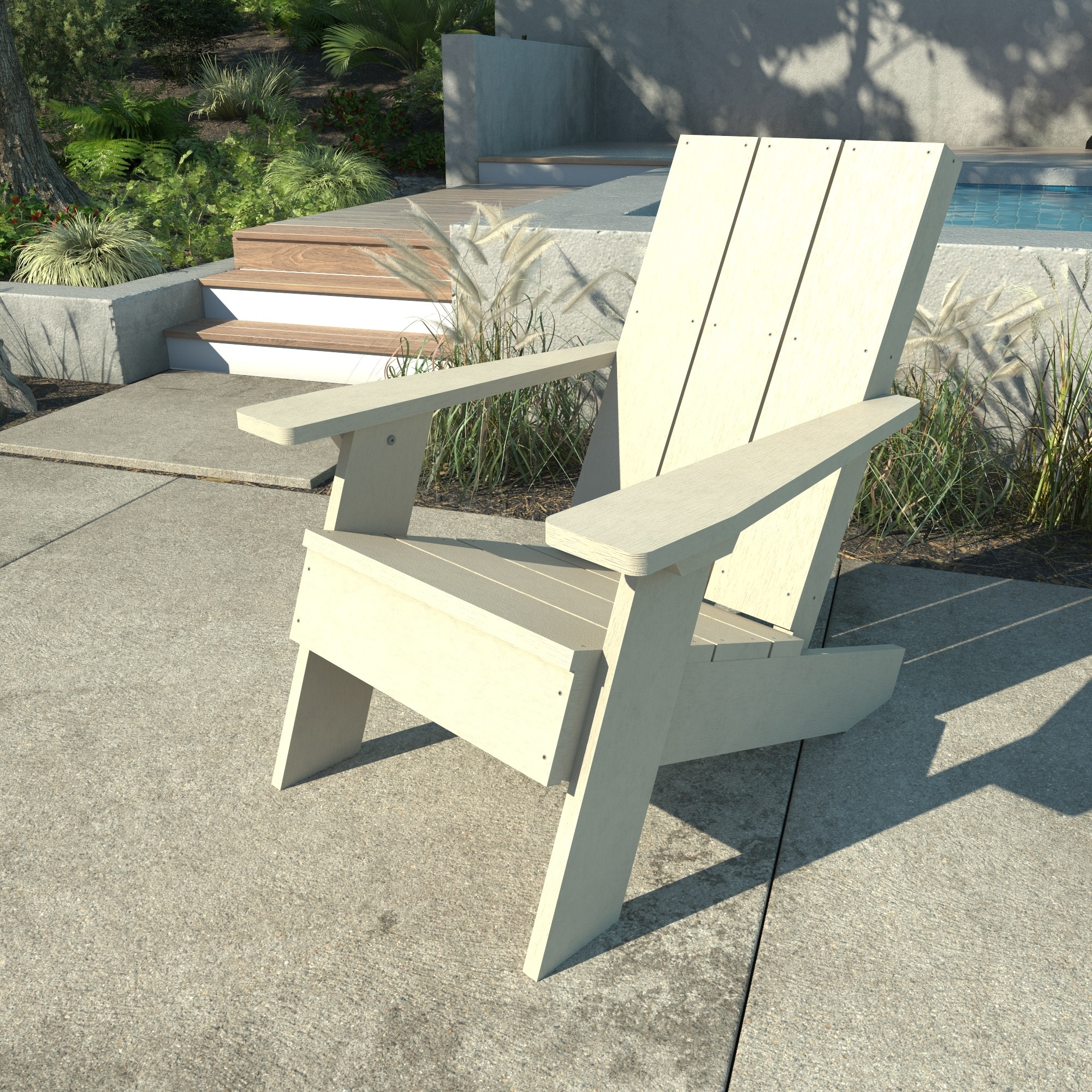 HIGHWOOOD Modern Adirondack Chair - Picture 33 of 35
