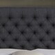 preview thumbnail 11 of 13, Isabella Diamond Tufted Wingback Upholstered Platform Bed
