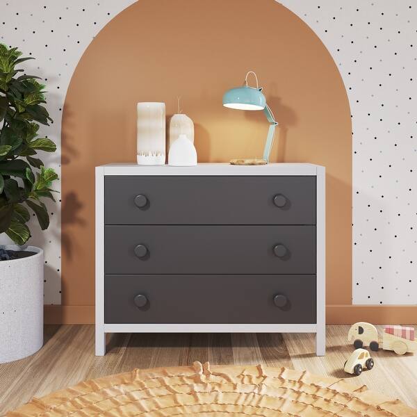 slide 2 of 15, Orbit 42" Dresser Ebony/Matte White