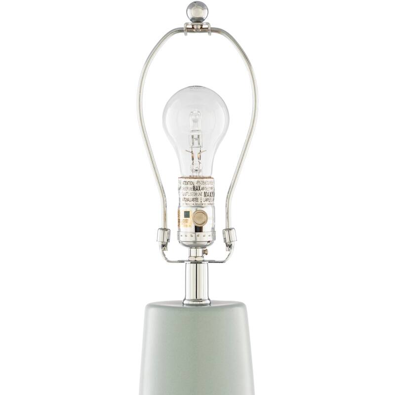 Varina Pale Blue Ceramic Table Lamp