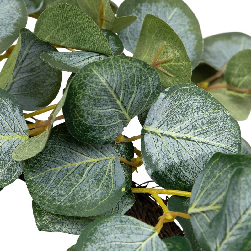 Eucalyptus Leaves Artificial Botanical Spring Wreath - 20"