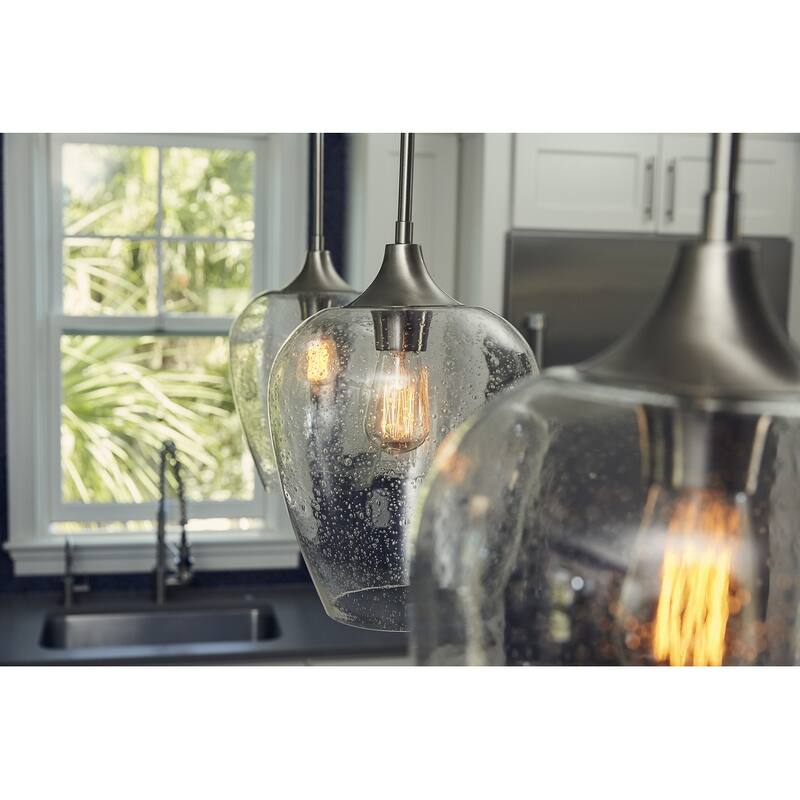 Towne 1-Light Mini Pendant in Brushed Nickel