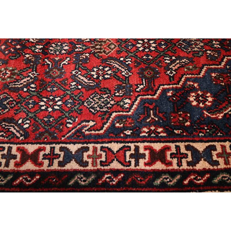 ECARPETGALLERY Hand-knotted Andelz Red Wool Rug - 5'2 x 8'4