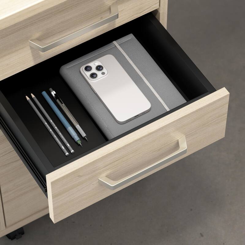 Bush Business Furniture Vista 3 Drawer Mobile File Cabinet