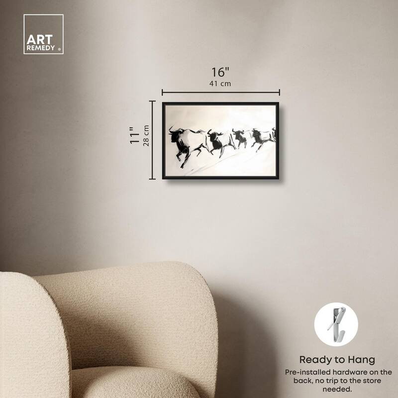 Bovine II Canvas by Art Remedy