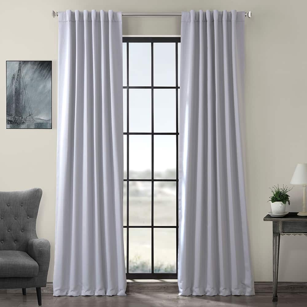 Exclusive Fabrics Room Darkening 96-inch Curtain Panel Pair (2 Panels)