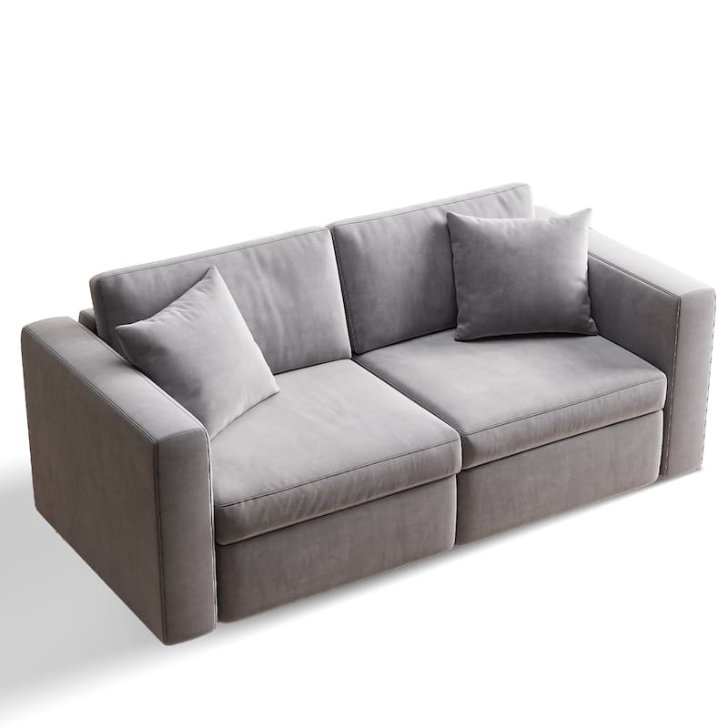 Pocassy Cloud Sofa Modular Sectional Couch with Seat Storage