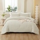 preview thumbnail 1 of 33, 3 Pieces Lightweight Summer Seersucker Bedding Comforters Sets
