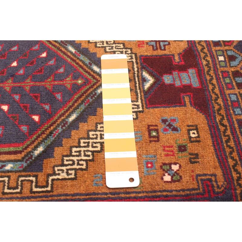 ECARPETGALLERY Hand-knotted Teimani Brown Wool Rug - 2'10 x 5'0