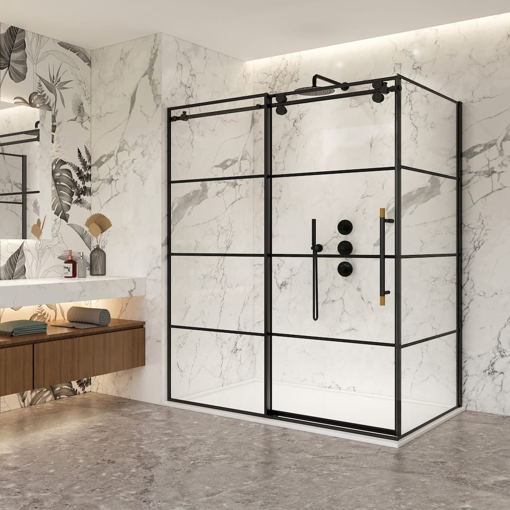 Losar Rectangle Single Sliding Framed Shower Enclosure
