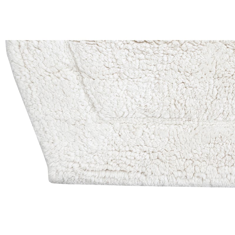 Home Weavers Waterford Collection Absorbent Cotton 3 Piece Set Machine Washable Bath Rug