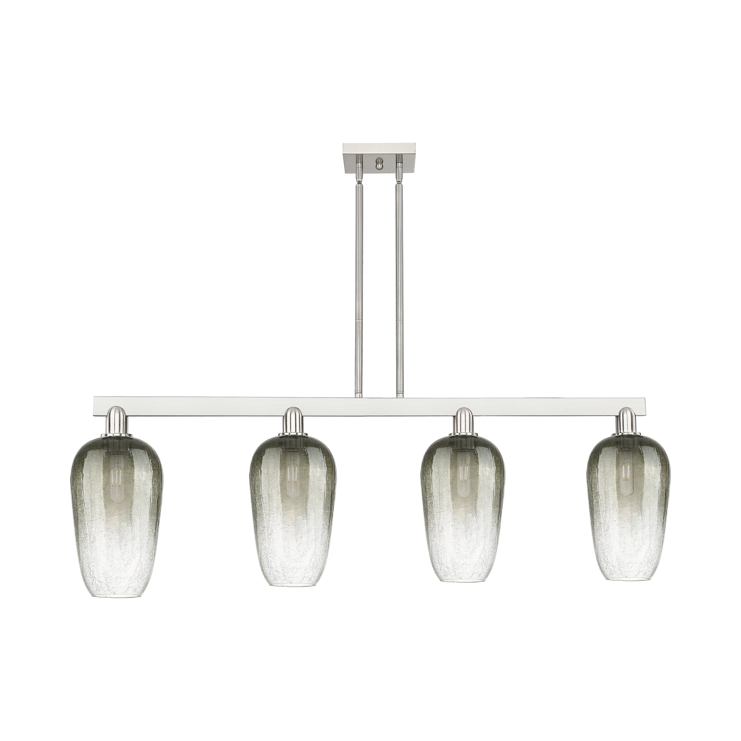 Innovations Lighting Urban Downtown - Brookhaven Flute - 4 Light 48" Stem Hung Island Light