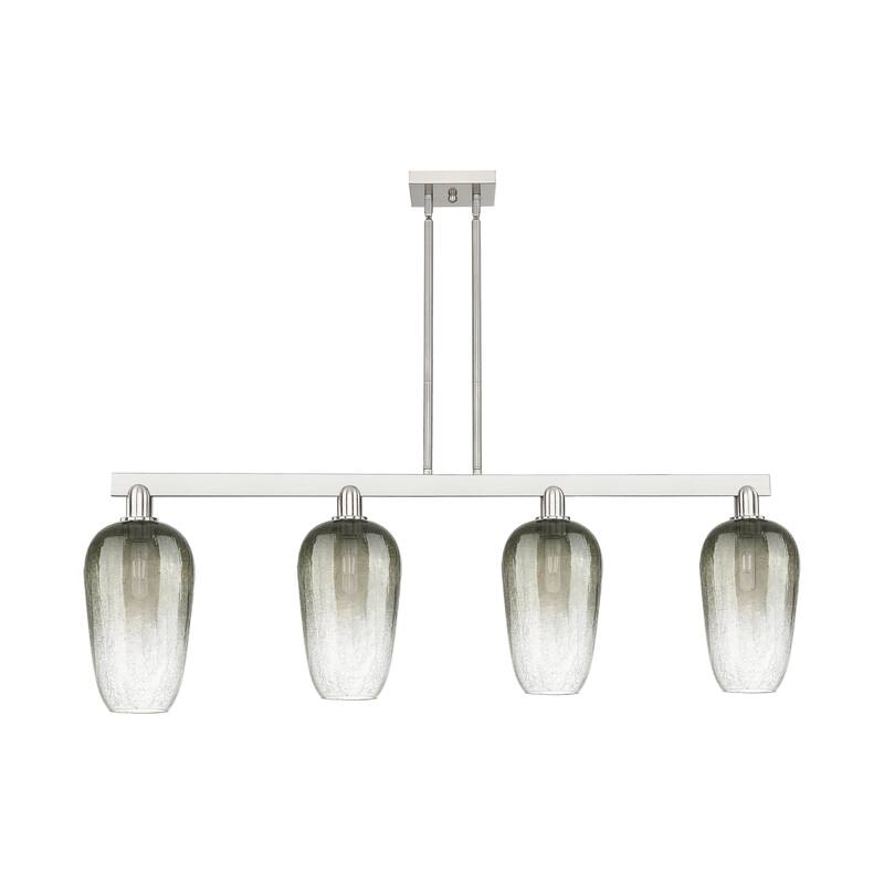 Innovations Lighting Urban Downtown - Brookhaven Flute - 4 Light 48" Stem Hung Island Light