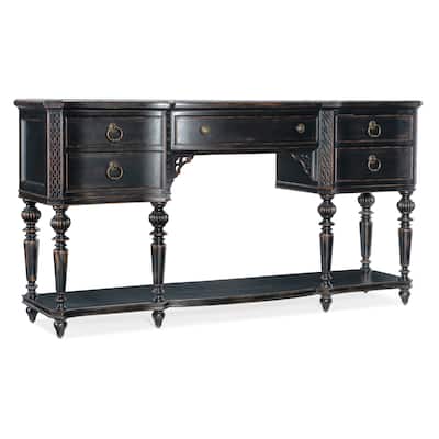 Hooker Furniture 6750-75907 Charleston 74" Wide Cherry Sideboard with