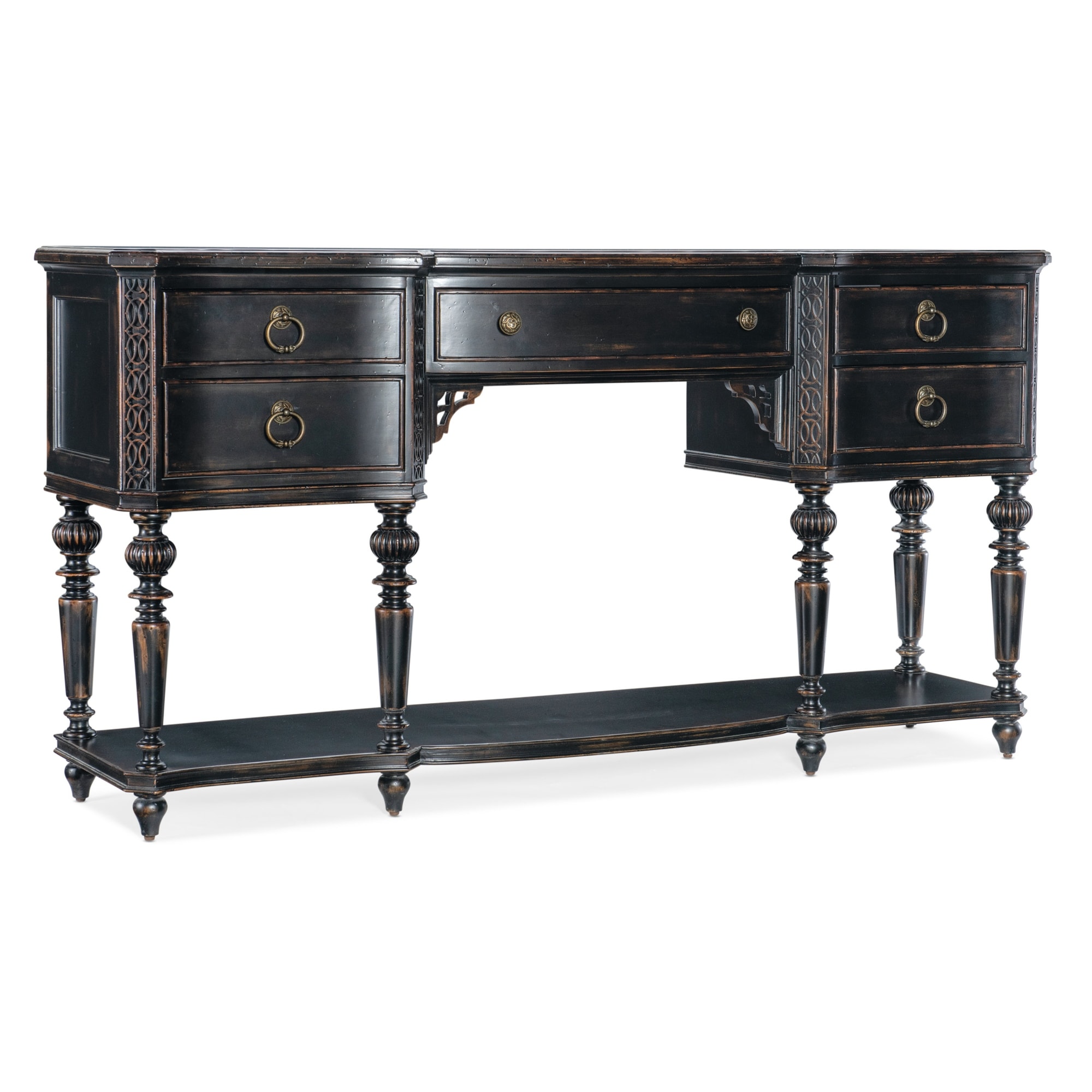 Hooker Furniture 6750-75907 Charleston 74" Wide Cherry Sideboard with