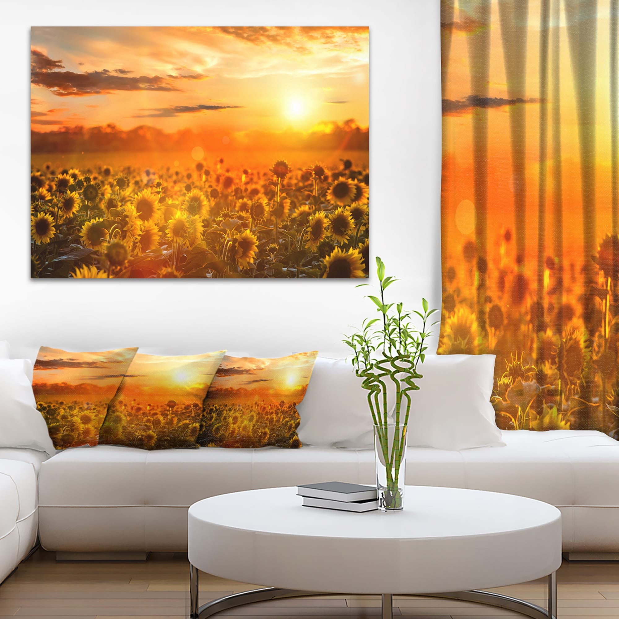 THE COLORS OF TWILIGHT AND SUNSET high Photo print canvas choose your size! 