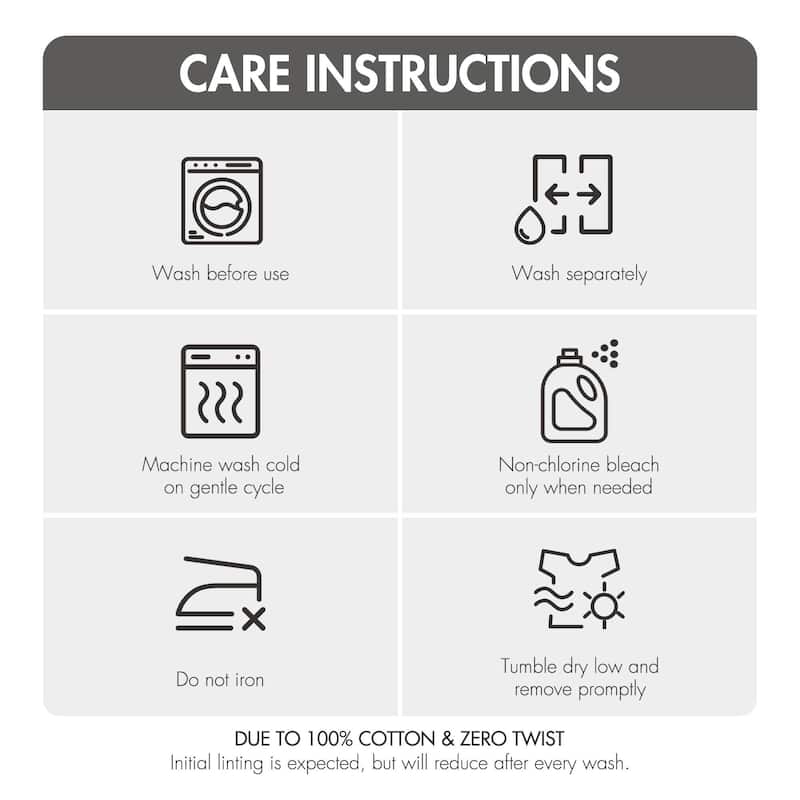 Madison Park Diagonal Ribbed Cotton Quick Dry Towel Set