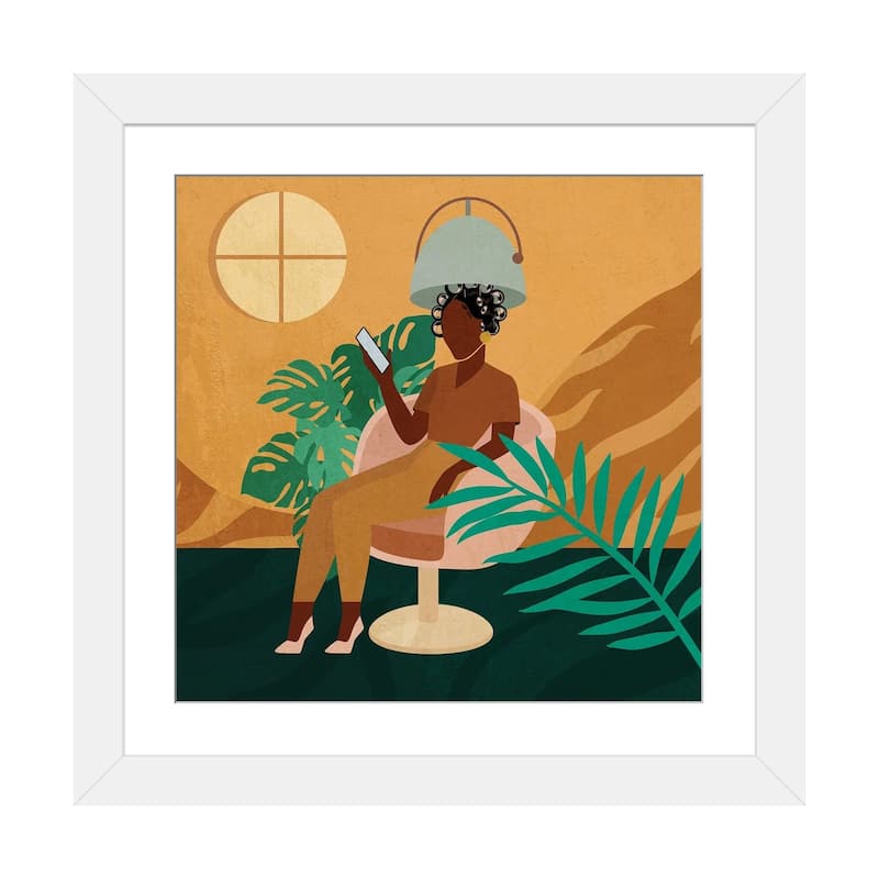 iCanvas "Salon No. 3" by Domonique Brown - White - 16x16x1