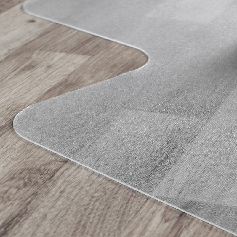 Valuemat® Vinyl Lipped Chair Mat for Hard Floor - 48" x 51"