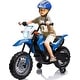preview thumbnail 8 of 10, Electric Kids Ride-on Motorcycle, Motorbike with Training Wheels